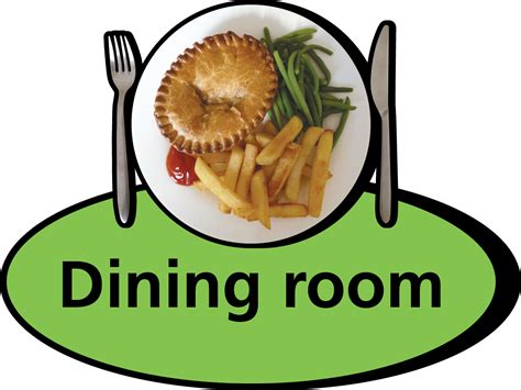 Dining Room Sign 300 X 320mm Stocksigns