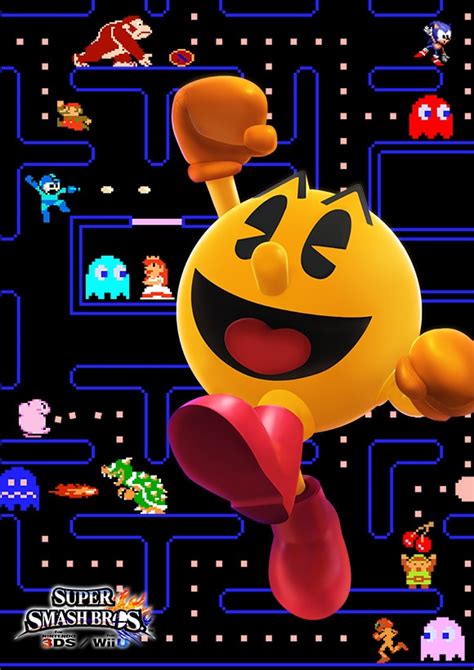 Super Smash Bros For Nintendo 3ds Wii U Pac Man