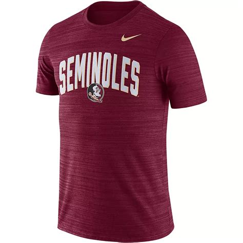 Nike Mens Florida State University Dri Fit Velocity Graphic T Shirt