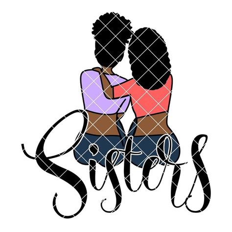 Sisters Clipart Png File Etsy Canada
