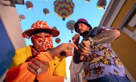 J Balvin Estrena Colorido Visual De Yo Le Llego Con Bad Bunny