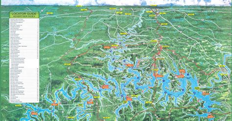 Table Rock Lake Mile Marker Map Draw A Topographic Map