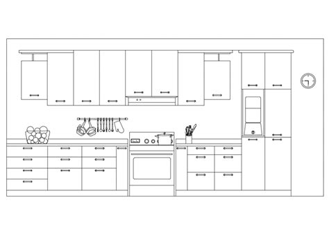 Kitchen Interior Design Autocad File Cadbull Images And Photos Finder