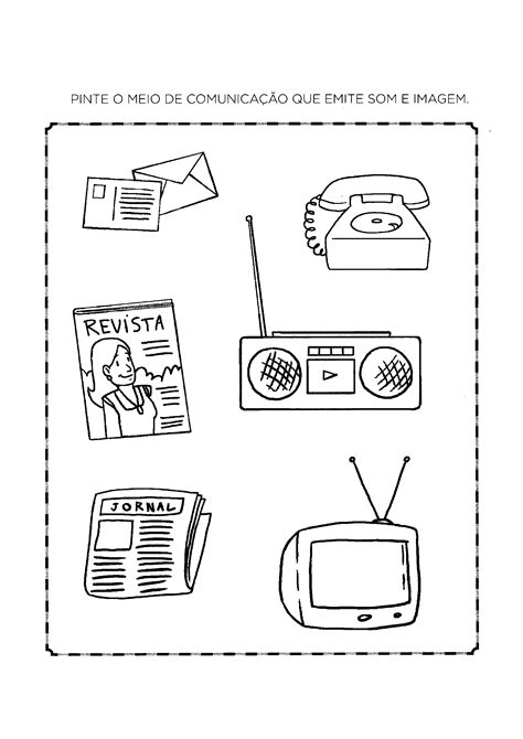 Desenhos Meios De Comunicação