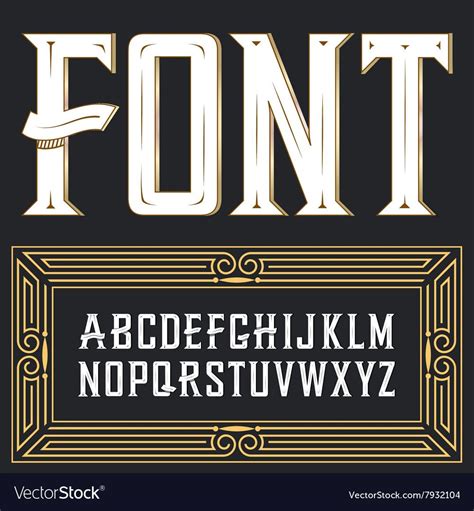 Art Deco Fonts Font Art Vintage Fonts Vintage Labels Free Vector