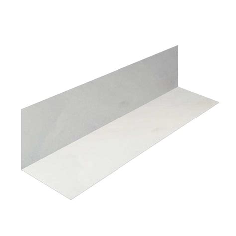Then they used a second layer of maleable aluminum flashing on the top layer over the tiles. Construction Metals 4 in. x 4 in. x 10 ft. Galvanized ...