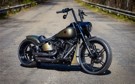 Download Wallpapers 2020 Harley Davidson Softail Slim S Thunderbike