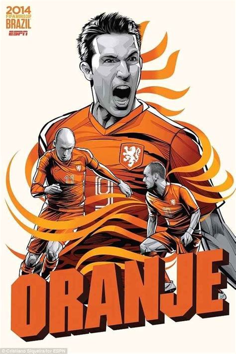 1 holland an artist created 32 incredible posters for each team in the fifa world cup soccer
