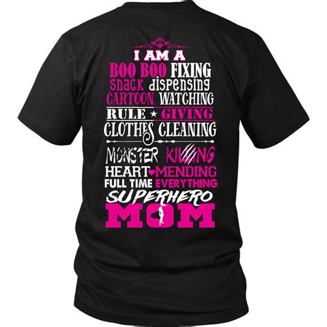 Superhero Mom Shirt Gearden