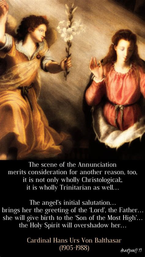 “the Scene Of The Annunciationmerits Consideration For Another Reason