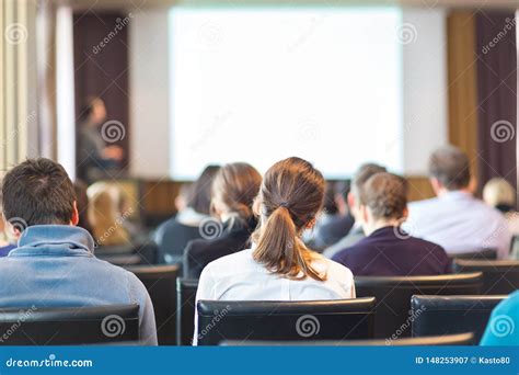 Audience In The Lecture Hall Editorial Photography Image Of Academic