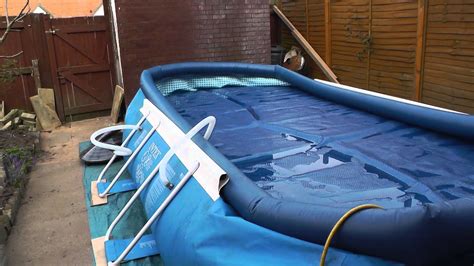 Setting Up Your Intex 18ft X 10ft Oval Pool Filling Youtube