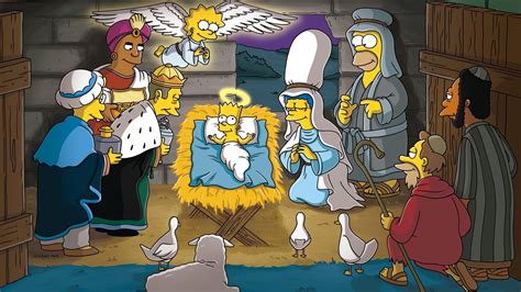 simpsons christmas wallpaper  images