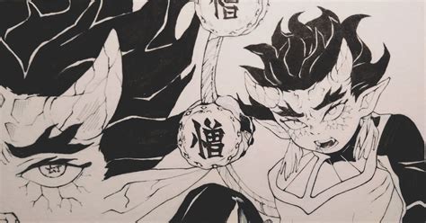 Demon Slayer Kimetsu No Yaiba Traditional Hantengu Ink Pixiv