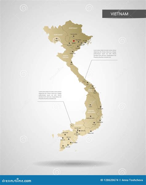 Ejemplo Estilizado Del Vector Del Mapa De Vietnam Ilustraci N Del The Best Porn Website