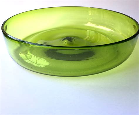 Blown Glass Salad Bowl Extra Large — Mexico1492