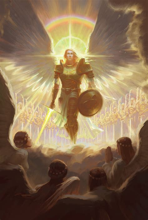 Michael The Archangel By Harshanand Singh Rimaginaryangels