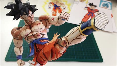 Goku Leg Tutorial With Paper How To Make A Paper Action Figure Ep