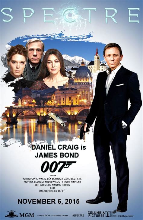 The Poster For James Bonds Spectree Starring Daniel Craig As James Bond