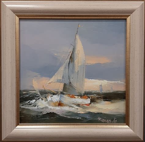 Buy Under The Sails Painting By Rimantas Grigaliūnas