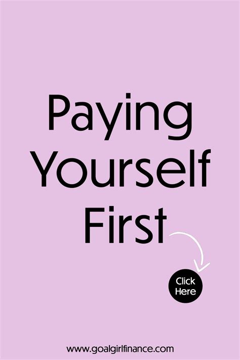Paying Yourself First Pay Yourself First Inspirational Quotes For