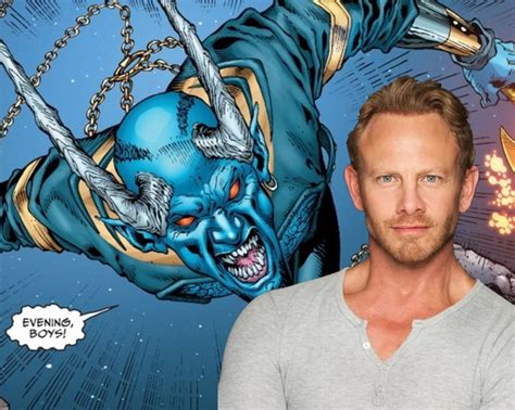 Ian Ziering is SWAMP THING's Blue Devil - STARBURST Magazine
