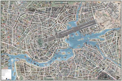 Mapcarte 287365 City Of Pop By Designliga 2014 Commission On Map