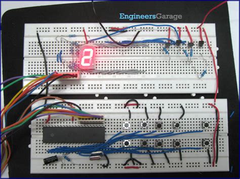 Seven Segment Display With 8051 Microcontroller The Engineering Images