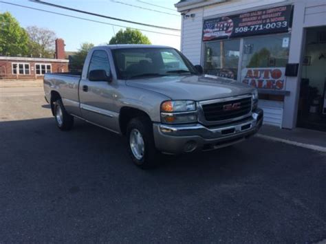 Purchase Used 2004 Gmc Sierra 1500 Sle 2dr Regular Cab 4wd Long Bed 86k