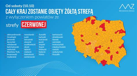 Nowe obostrzenia w 19 powiatach. Nowe obostrzenia od 10.10. Cała Polska w żółtej strefie ...