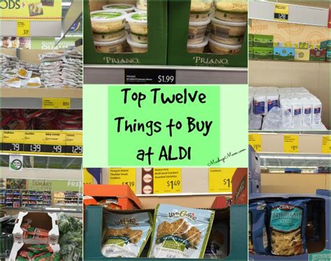 Luckily, the choice of things fit to do the job is enormous. Top Twelve Things to Buy at ALDI