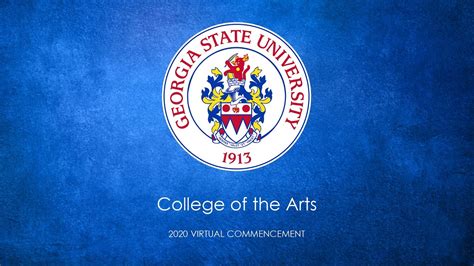 Gsu College Of The Arts Virtual Celebration December 2020 Youtube