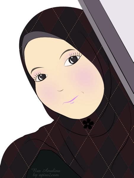 Doodle Muslimah Untuk Cik Nur Amalina Blog Apis