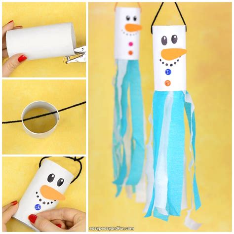 Snowman Windsock Toilet Paper Roll Craft En Vik News