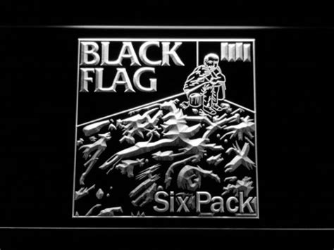 Black Flag Six Pack Led Neon Sign Fansignstime