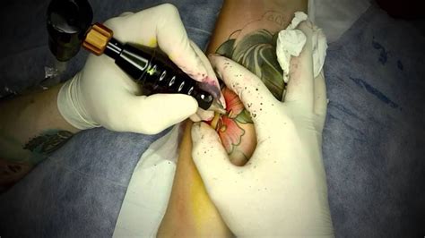 catrina tattoo 2ªsesion 12 LAGRIMAS TATTOO - YouTube