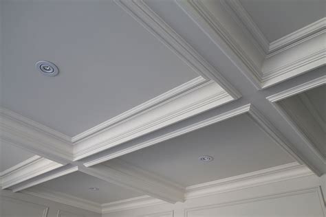 Here we see a fantastic design featuring octagons, hexagons, squares and rectangles. Coffered Ceilings Are Within Reach - Canamould.com
