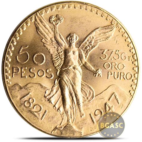 The Mexico 50 Peso Gold Coin Is A Large Mexican Gold Bullion Coin Also