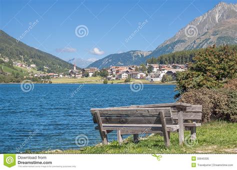 Lake Haiderseesouth Tyrolitaly Royalty Free Stock Photo