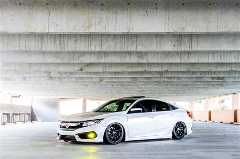 My Bagged 10th Gen Civic Stance