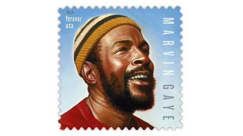 Marvin Gaye Honored April 2 On Usps Music Icons Stamp