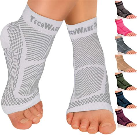 Techware Pro Ankle Brace Compression Sleeve Relieves Achilles