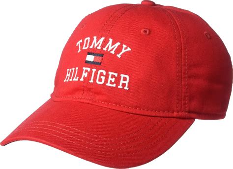 Tommy Hilfiger Mens Tommy Baseball Cap Apple Red Os Amazonca