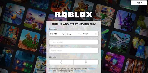 New Login Page Roblox