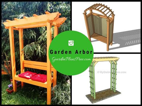 8 Free Arbor Plans Free Garden Plans How To Build Garden Projects