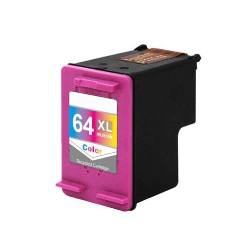 Compatible For Hp 64xl N9j91an Tri Color Ink For Envy 7830 7855 7858