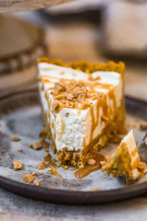 Salted Caramel No Bake Cheesecake Recipe The Cookie Rookie®