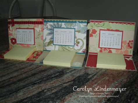 More Calendar Easels For The Craft Fair