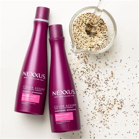 If you use a purple blonde shampoo toner it takes the green out. How to Care for Color Treated Hair - Nexxus US