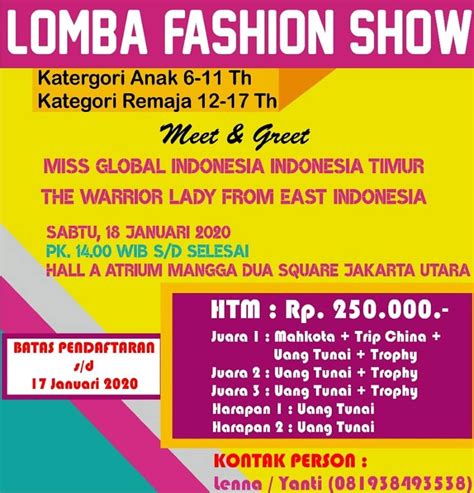 Lomba Fashion Show 2020 Lomba Fashion Show 2020 2021